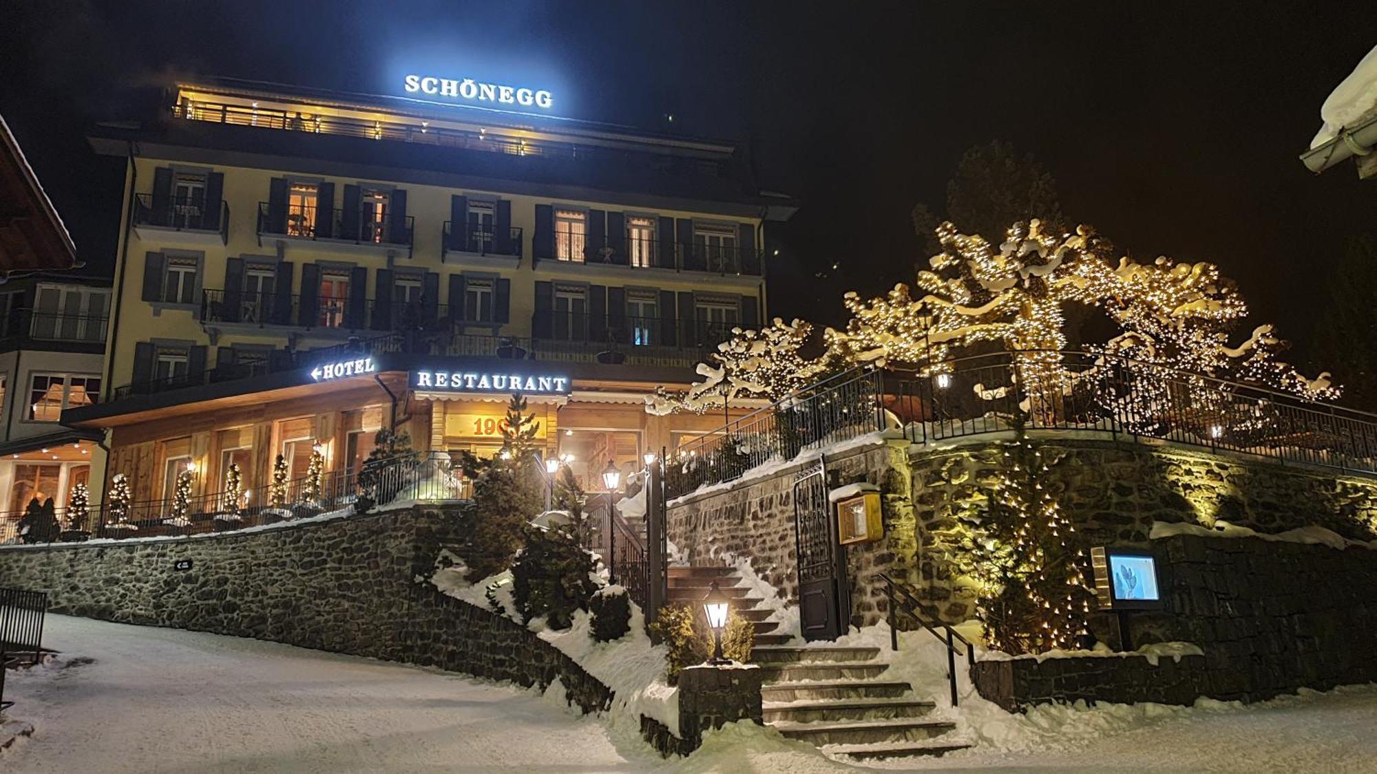 Hotel Schoenegg Wengen Extérieur photo